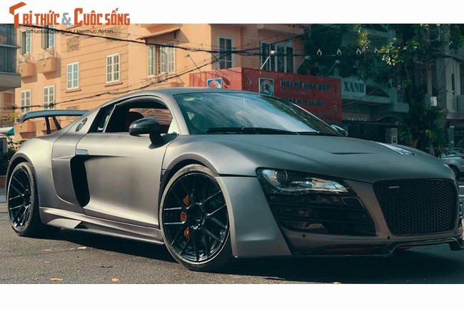 Sieu xe Audi R8 do bodykit hon 600 trieu tai Sai Gon